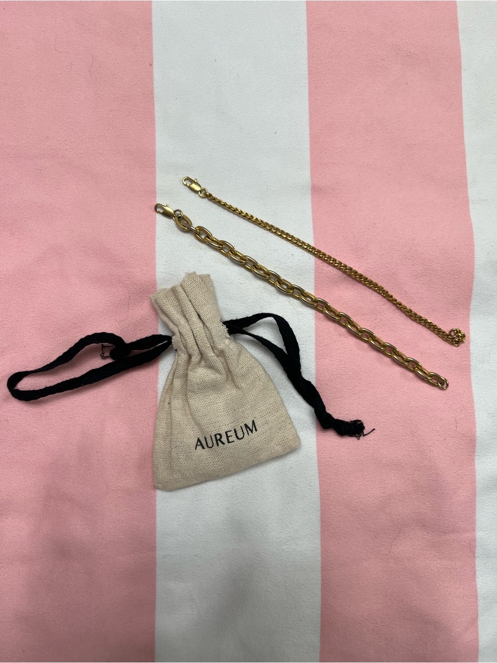 Aureum Gold-Tone Bracelets